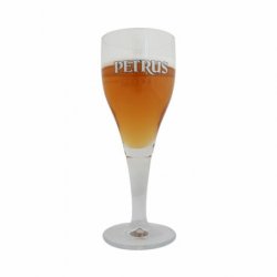 Verre Petrus logo blanc 25 cl - RB-and-Beer