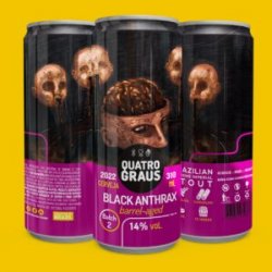 Quatro Graus Black Anthrax - Central da Cerveja