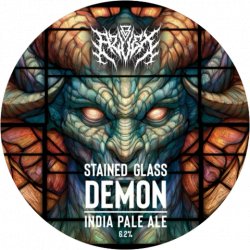 Azvex Brewing Company Stained Glass Demon