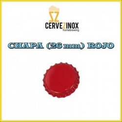 Chapa (26 mm) Rojo - Cervezinox