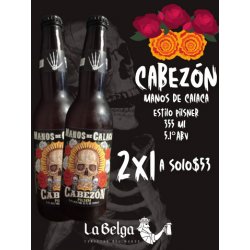 Manos de Calaca Cabezon Super Promo 2x1 Pilsner 355 ml - La Belga