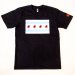 Revolution Chicago Flag T-Shirt - Black 