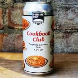 Pressure Drop Cookbook Club Raspberry & Coconut Stout 6.8% (440ml) - Caps and Taps