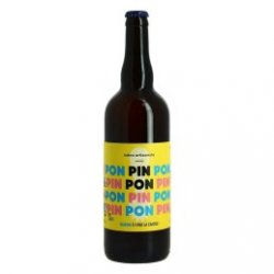 Pin Pon 75cl - Bière Blonde Artisanale du Nord  Arômes Fruités & Céréales - Bières du Nord