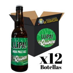 LA QUINCE - LLIPA! - American IPA 12x33cl - Buscador de Cervezas - Brewhouse