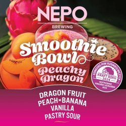 Nepomucen Smoothie Bowl - Peachy Dragon 500ml - Funky Fluid