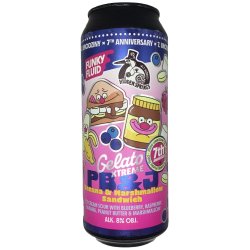 Funky Fluid Gelato XTREME: PB&J Banana & Marshmallow Sandwich (collab Hidden Springs)