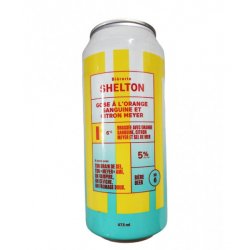 Shelton - Gose Orange Sanguine et Citron Meyer - 473ml - La Bière à Boire