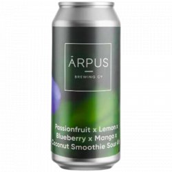 Ārpus Brewing Co. Passionfruit X Lemon X Blueberry X Mango X Coconut Smoothie Sour Ale Ārpus Brewing Co. Passionfruit X Lemon X Blueberry X Mango X Coconut Smoothie Sour Ale