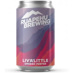 Ruapehu Brewing Liv' A' Little Smoked Porter 330mL - The Hamilton Beer & Wine Co