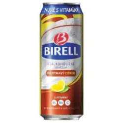 Plech Birell nealko polotmavý citron 0,5L Plech24ks-bal - Baráček