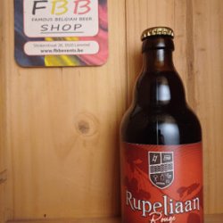 Rupeliaan Rouge - Famous Belgian Beer