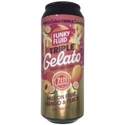 Funky Fluid Triple Gelato: Passionfruit, Mango & Peach