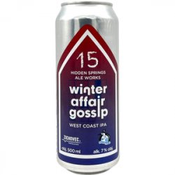Rodinný pivovar Zichovec Winter Affair Gossip: Hidden Springs Ale Works