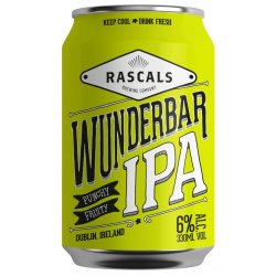 Rascals Wunderbar IPA 6% ABV 330ml Can - Martins Off Licence