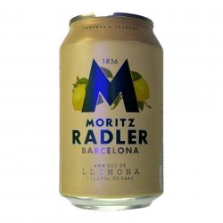 Moritz, Radler Barcelona, Spanish Lemon Radler, 2.8%, 330ml - The Epicurean