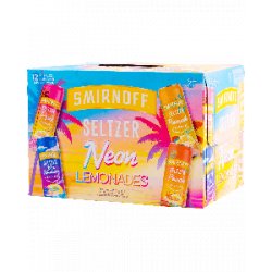 Smirnoff Seltzer Neon Lemonade - Half Time