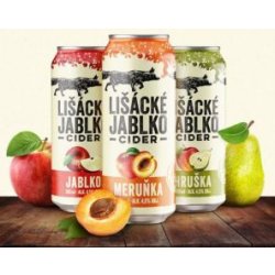 LISACKE JABLKO HRUSKA CIDER PLECH 0,5L - Nápoje Šípek