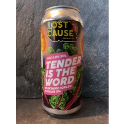 Lost Cause Brewing Co  Tender Is the Word
