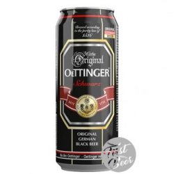Bia Oettinger Schwarze 4.9% – Lon 500ml – Thùng 24 Lon - First Beer – Bia Nhập Khẩu Giá Sỉ