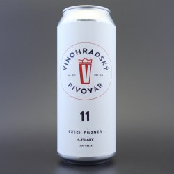 Vinohradsky Pivovar - Vinohradská 11 - 4.5% (500ml) - Ghost Whale