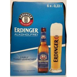 ERDINGER BiÃre Sans Alcool 0,0% ERDINGER (pack de 6 bouteilles de 33CL) - Selfdrinks