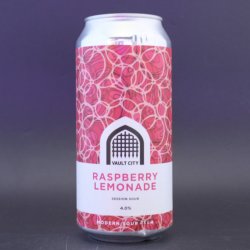 Vault City - Raspberry Lemonade - 4% (440ml) - Ghost Whale