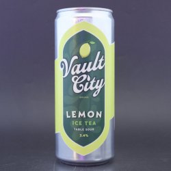Vault City Brewing Lemon Ice Tea Table Sour