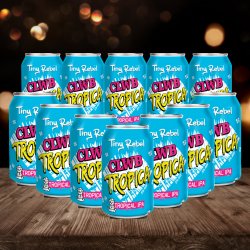 Tiny Rebel British CLWB Tropica IPA 330ml Cans - 5.00% ABV (12 Pack) - Beerhunter