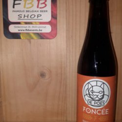 De Poes Foncée whiskey infused - Famous Belgian Beer