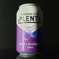 Plenty Cider, Apple & Blueberry, 330ml - My Beer Dealer