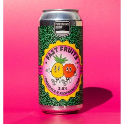 Pressure Drop, Fast Fruits, Strawberry & Pineapple Sour, 4.5%, 440ml - The Epicurean