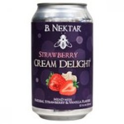 B. Nektar: Strawberry Cream Delight - puszka 355 ml - Piwne Mosty - Stu Mostow