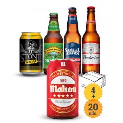 Mahou 5 Estrellas + Top ventas americanas - Escerveza