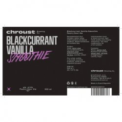 Chroust Blackcurrant & Vanilla Smoothie 15°