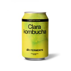 Lov ferments PACK 12 LATAS CLARA KOMBUCHA – 330ml - Lov ferments