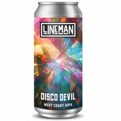 Lineman - Disco Devil West Coast DIPA 9.0% ABV 440ml Can - Martins Off Licence