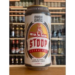 Mash Gang  Stoop Extra Dry  Low Alcohol Japanese Lager - Clapton Craft