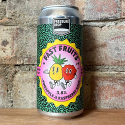 Pressure Drop Fast Fruits Pineapple & Raspberry Sour 3.8% (440ml) - Caps and Taps