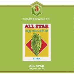 CROWLER - 3 Sons - All Star Citra - 6.5% (500ml) - Ghost Whale