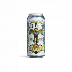 Wellbeing Victory Citrus Wheat - Non-Alcoholic Wheat Ale - 16oz Can - Proofnomore