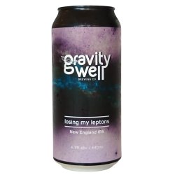 Gravity Well Losing My Leptons New England IPA 440ml (6.3%) - Indiebeer