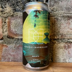 Double Barrelled Relays Stout 5% (440ml) - Caps and Taps