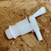 Quick Serve White Plastic Tap for 2 Cap Barrel 