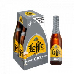 Leffe Blond 0,0% clip 4 x 33cl - Prik&Tik