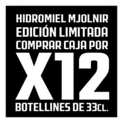 Odin CAJA HIDROMIEL MJOLNIR X12 uds - Hidromiel Odín