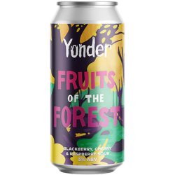 Yonder Fruits Of the Forest Blackberry, Cherry & Raspberry Sour 440ml (5%) - Indiebeer