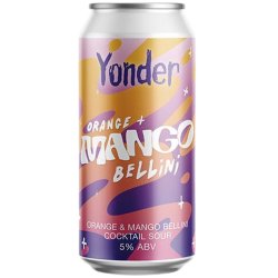 Yonder Orange and Mango Bellini Cocktail Sour 440ml (5%) - Indiebeer