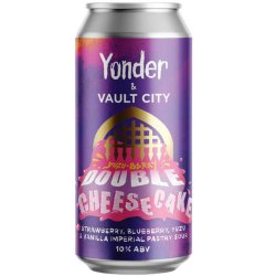 Yonder x Vault City Collab - Yuzu Berry Double Cheesecake Pastry Sour 440ml (10%) - Indiebeer