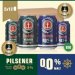 BUDELS PILSENER + 0.0% IN BLIK - 2X12X33CL BUDELS PILSENER + 0.0% IN BLIK - 2X12X33CL